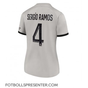 Paris Saint-Germain Sergio Ramos #4 Borta Matchtröja Dam 2022-23 Kortärmad